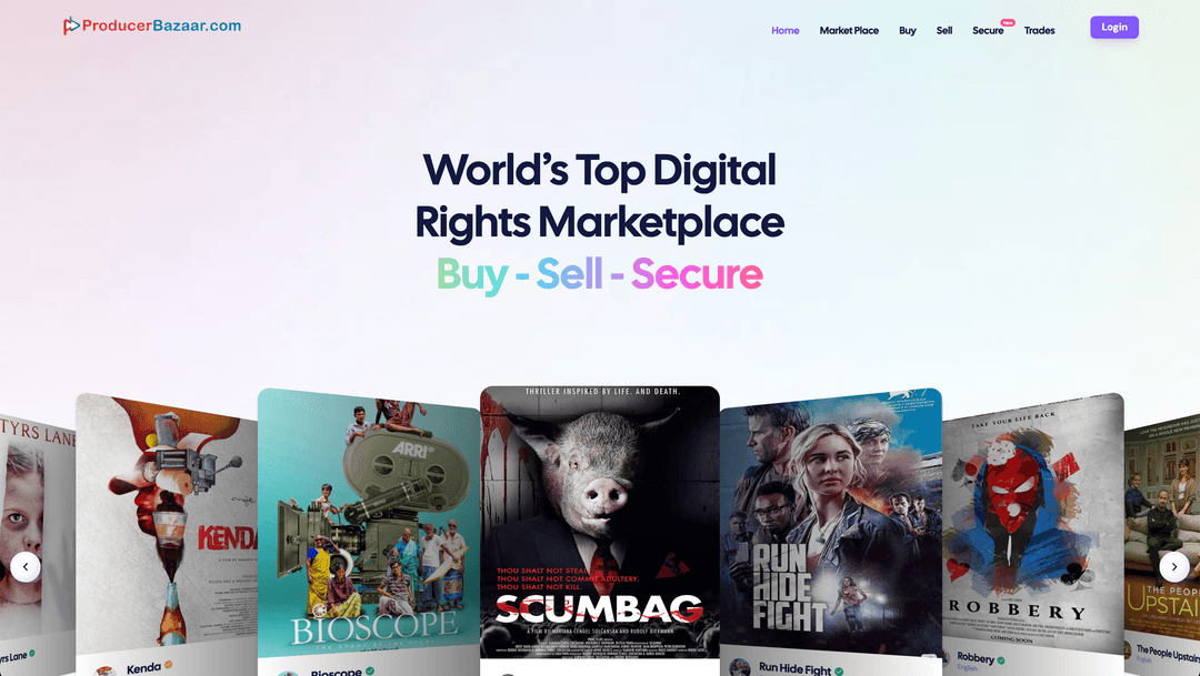 Producerbazaar Digital Rights Homepage