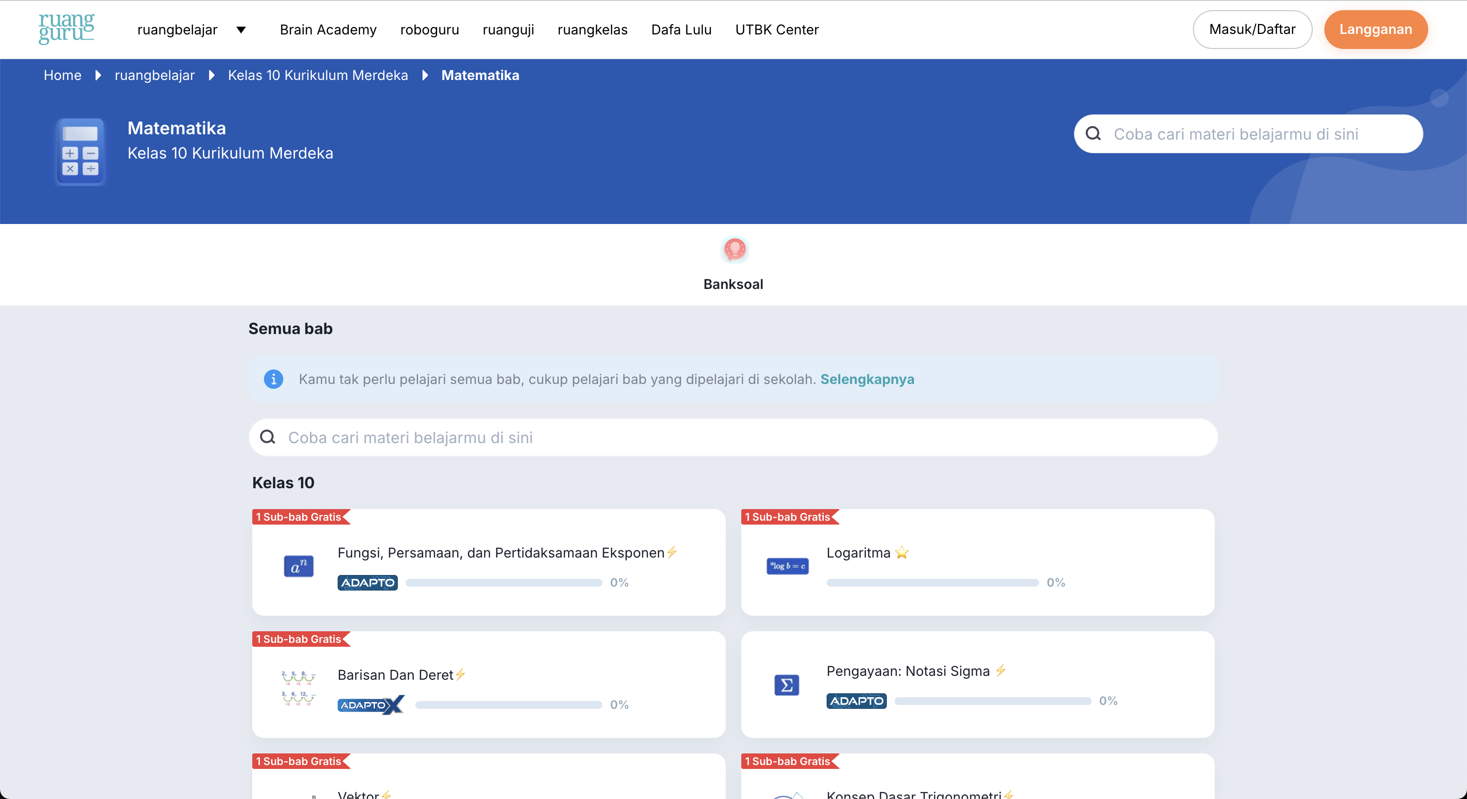 Ruangguru Teacher-Student Matching